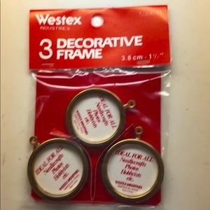 small gold tone frames